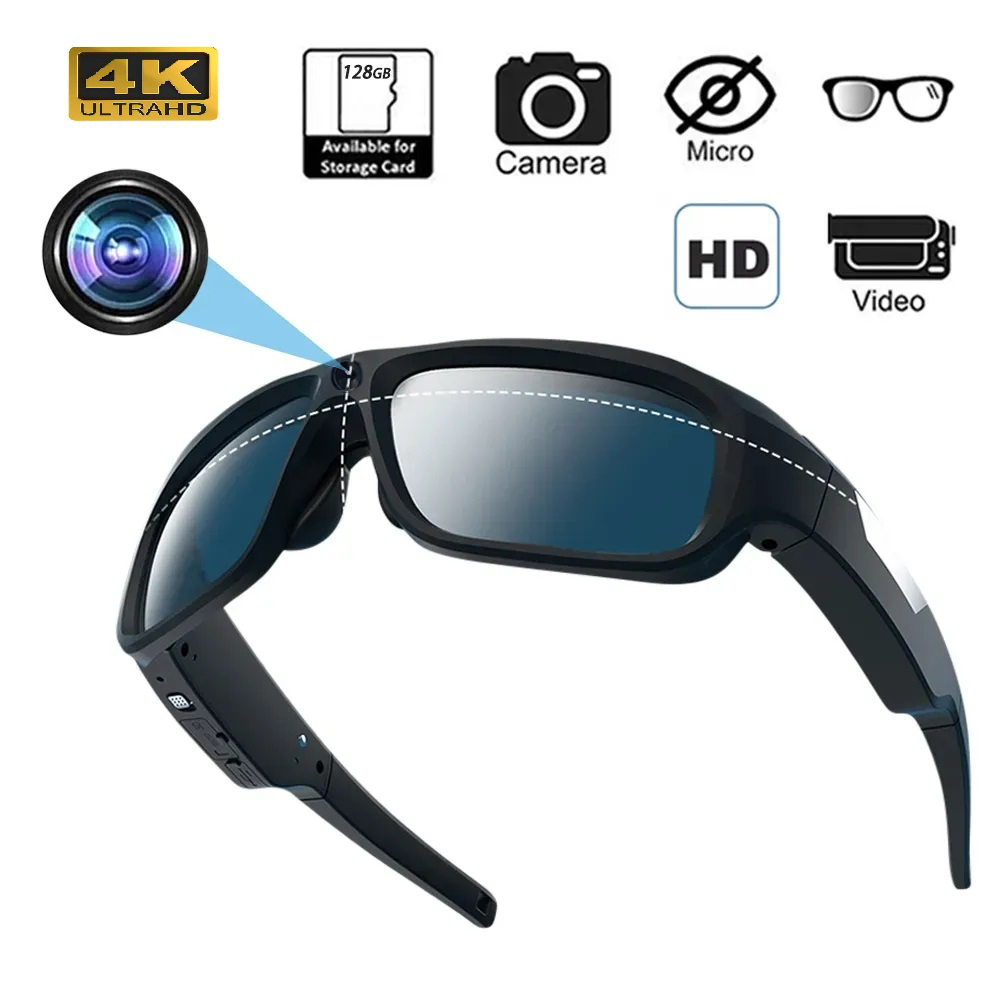 Outdoor Sport Activity - 4K HD Smart Glasses Camera Mini