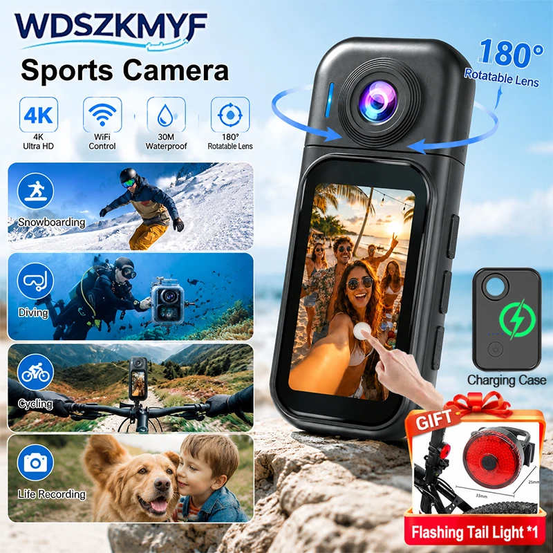 Outdoor Sport Ideas - 4K/1080P/30FPS HD Camera Mini Sport Camera