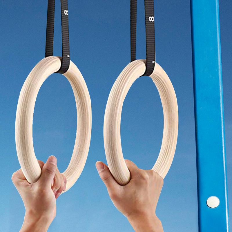 Gymnastic Bar Home - 1 Piece Birch Wood Gymnastic Rings