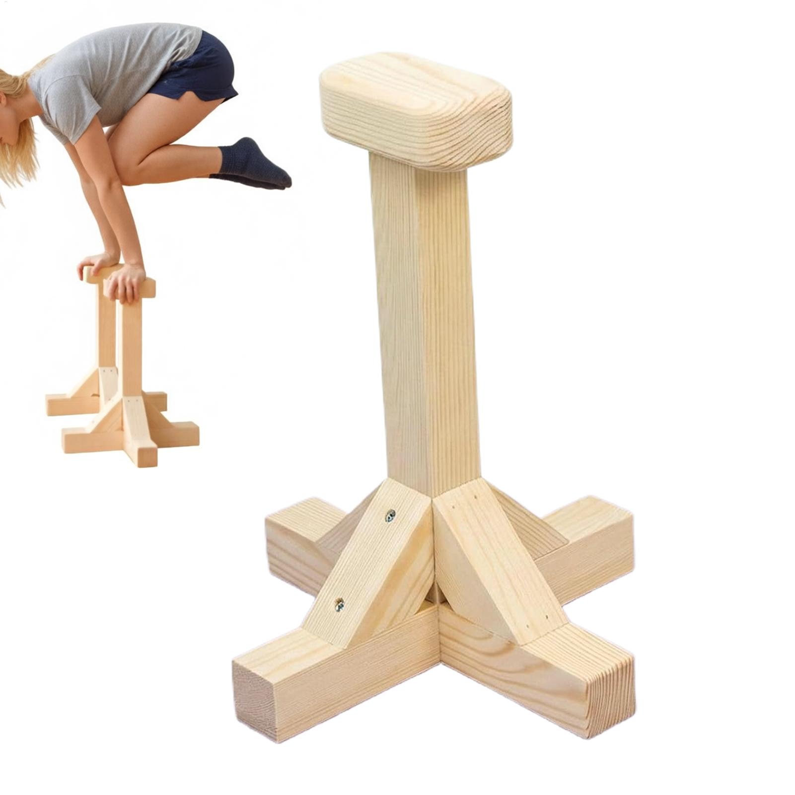 Gymnastic Bar Home - Handstand Bar Wooden Ergonomic Strength Training