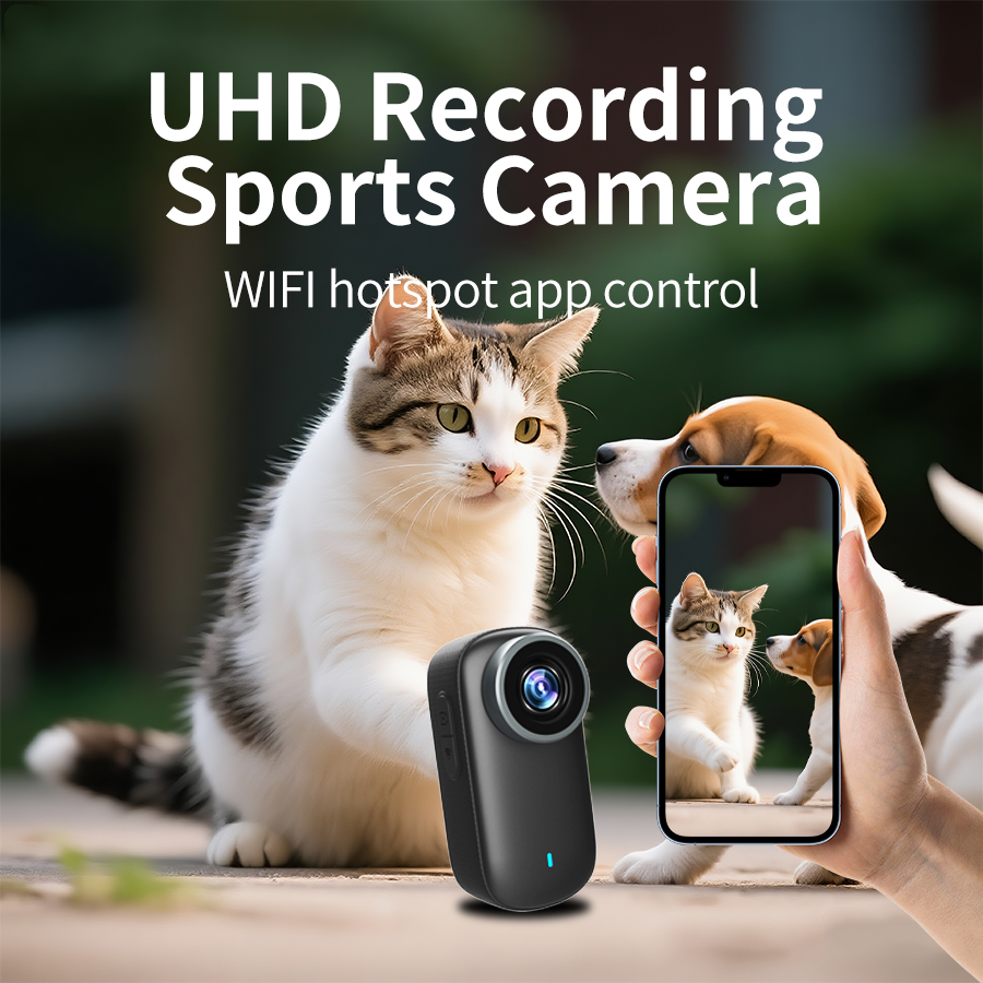 Indoor Sport And Outdoor Sports - 4K Action Camera for Pets video