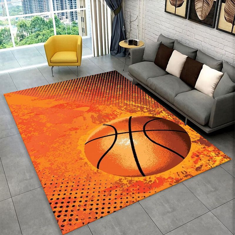 Outdoor Sport Court Flooring - Retro Basketball Court Sport Large Area