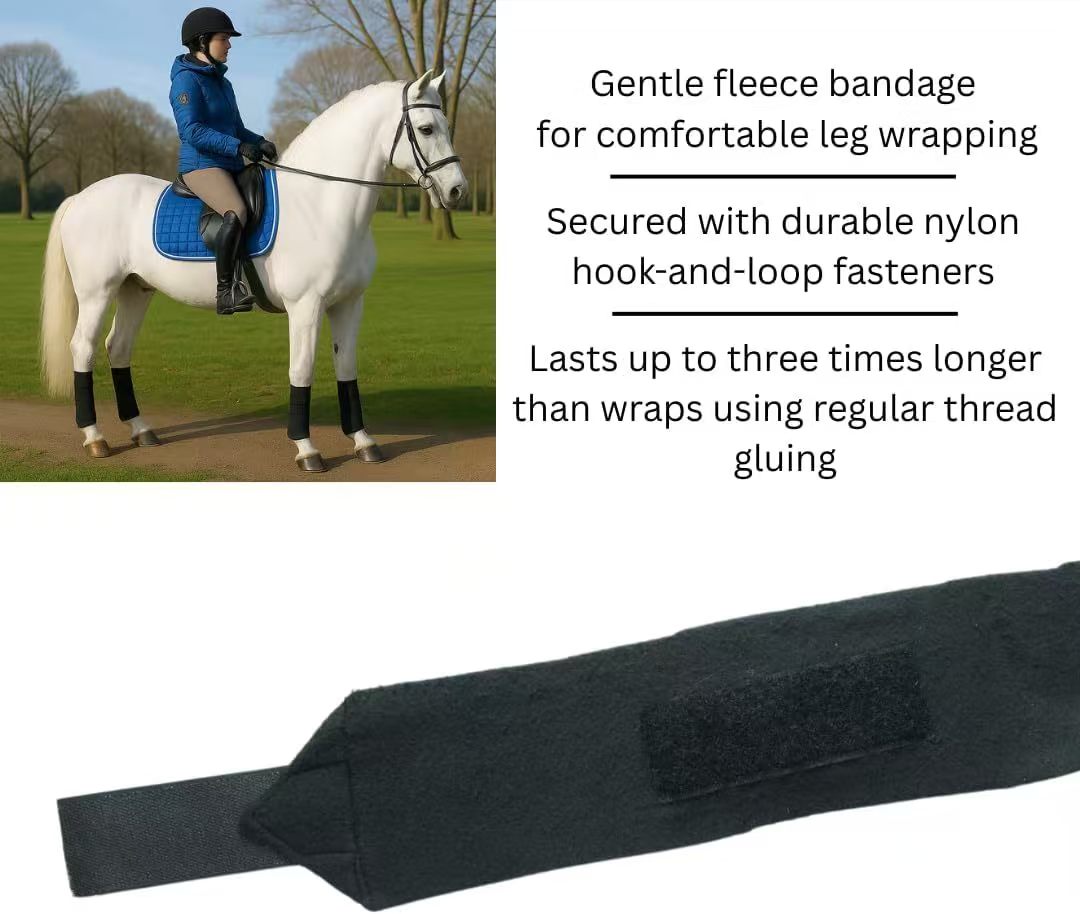 New Horse Wraps 2.5m Soft Flee - огляд і ціна Polo Wraps Fleece