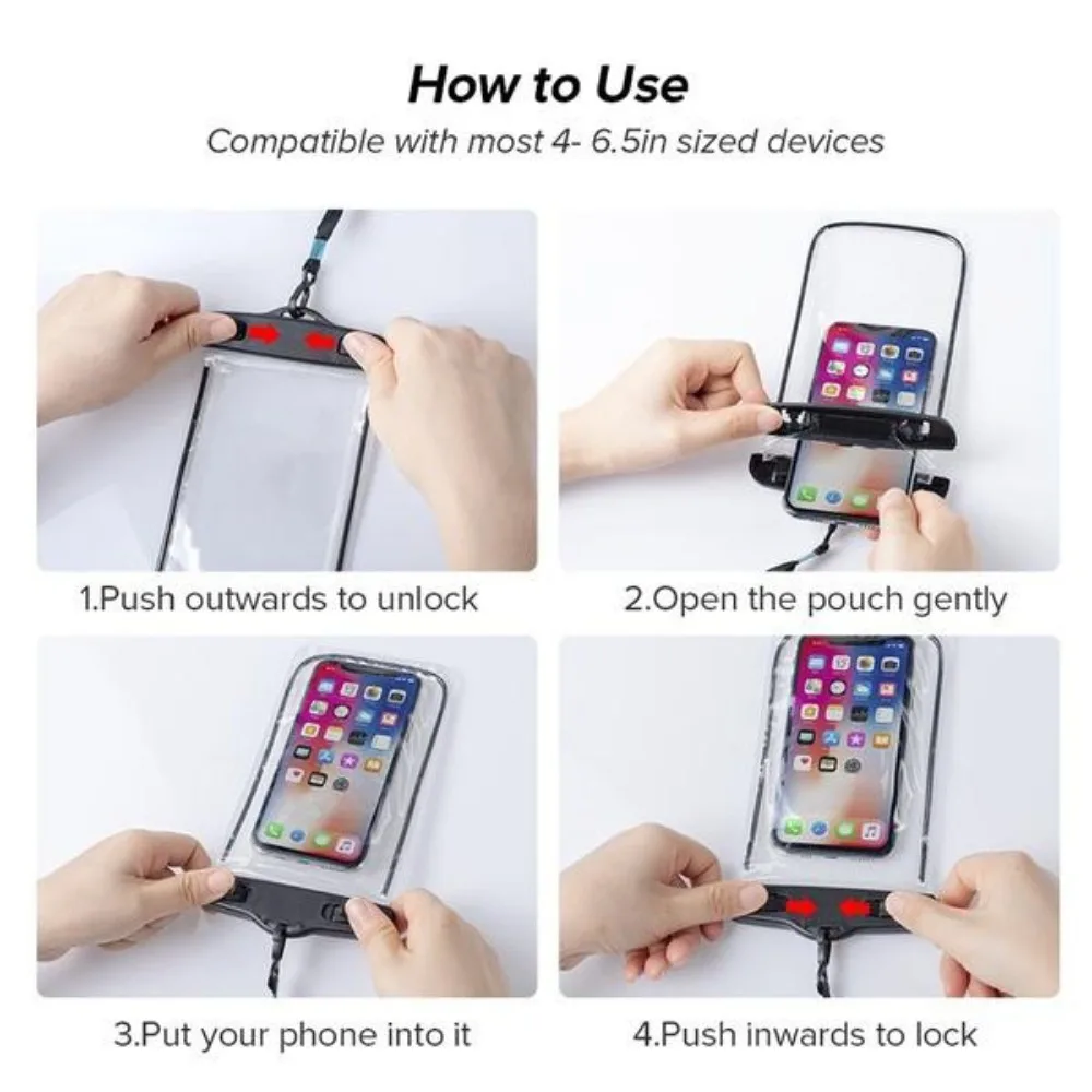 Waterproof Phone Pouch for Out - огляд і ціна Outdoor Sports Activities