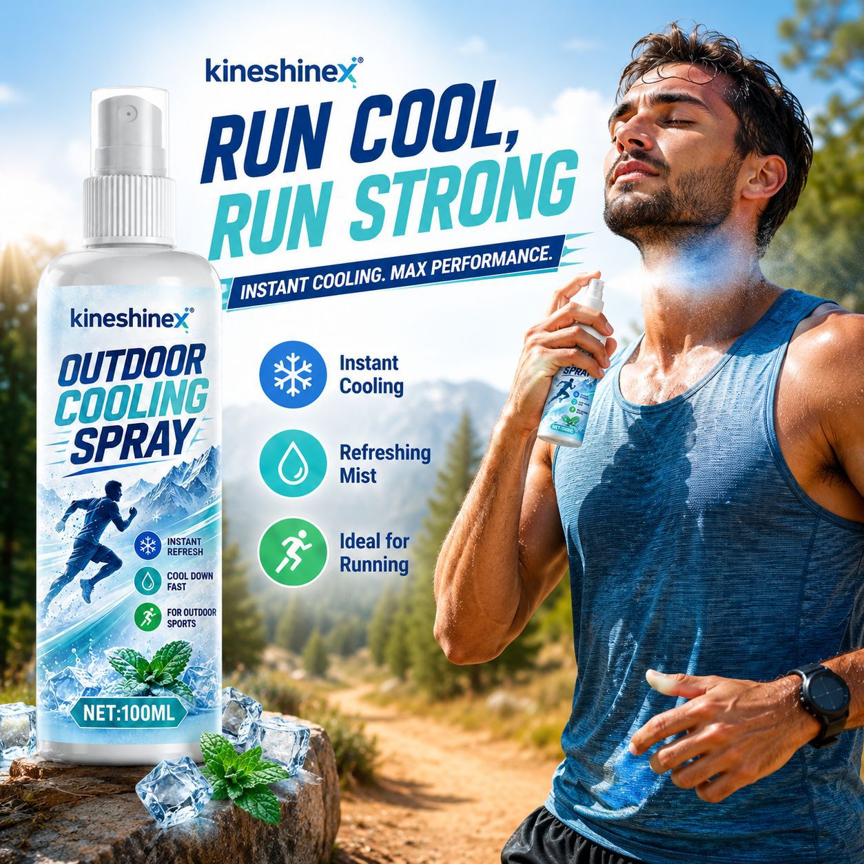 Outdoor Cooling Spray 100ml–In - огляд і ціна Outdoor Sport Activity