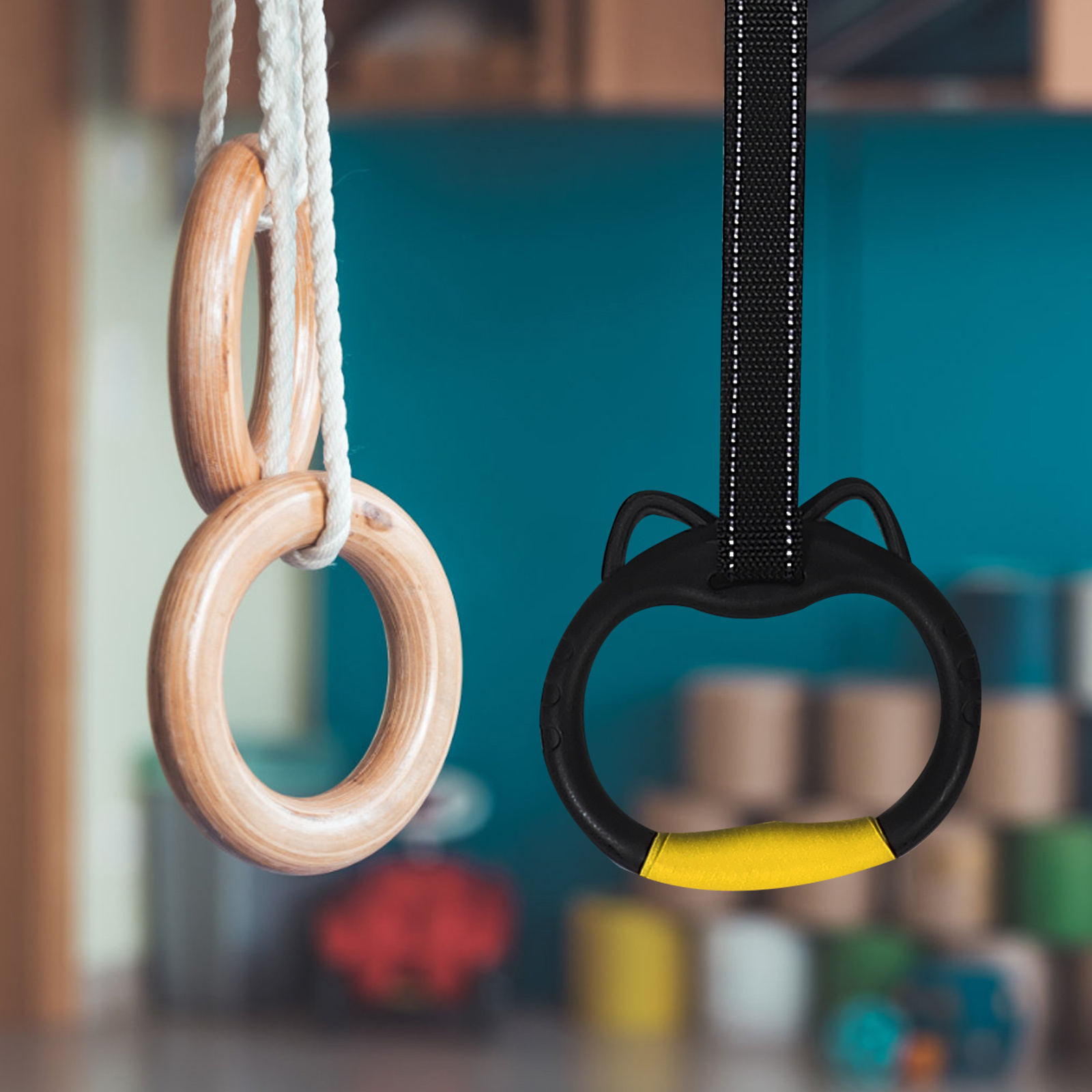1 set 1 Set Gymnastics Rings F - огляд і ціна Gymnastic Bar Home