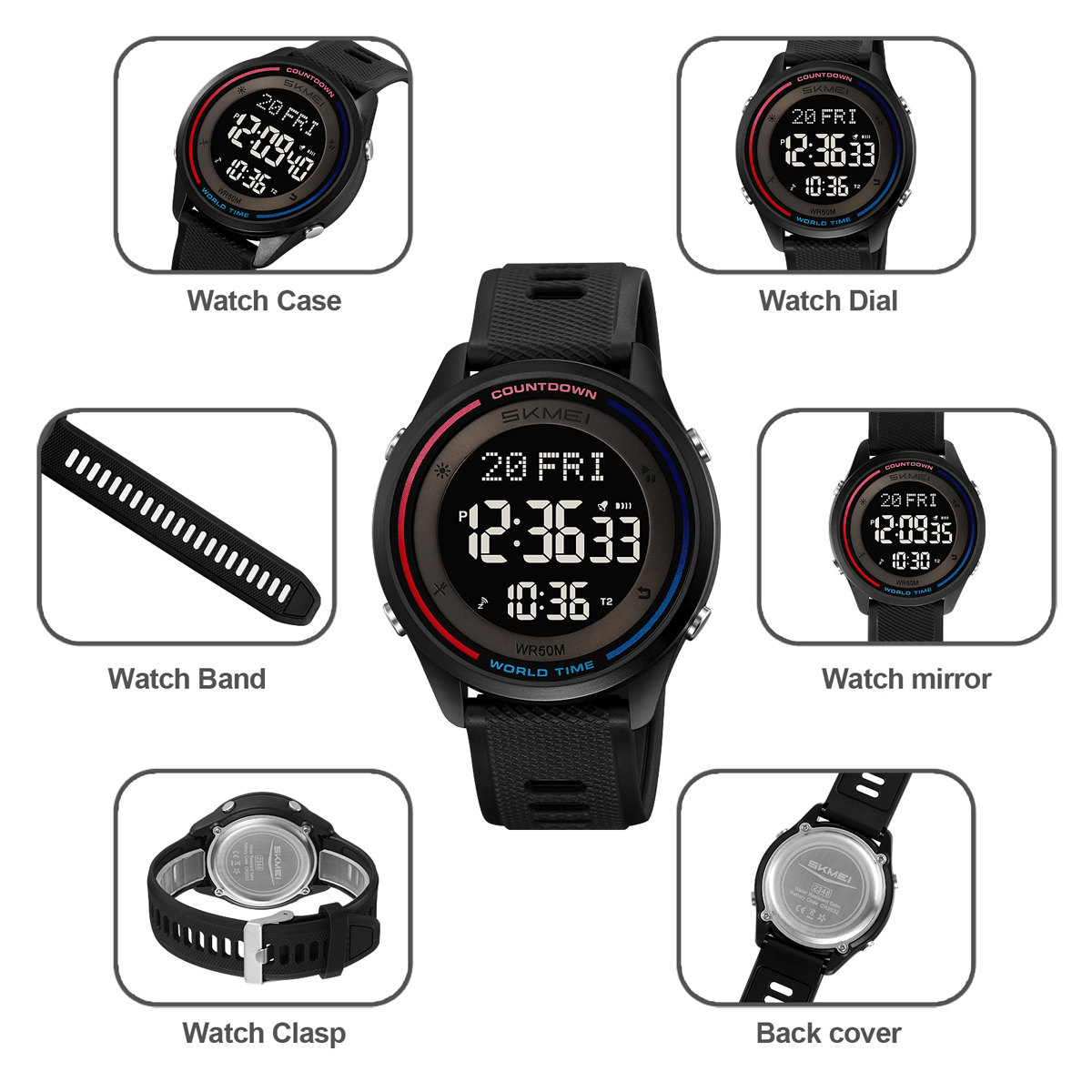 SKMEI Waterproof Digital Wrist - огляд і ціна Outdoor Sports List