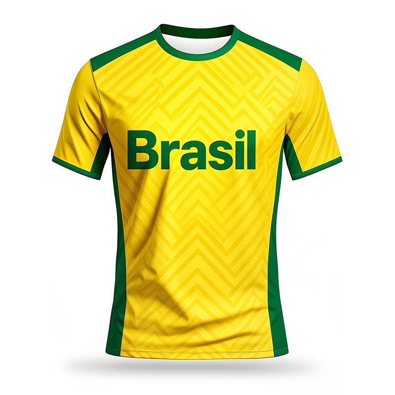 Brazil Football Jersey T-shirt - огляд і ціна Outdoor Sport Name
