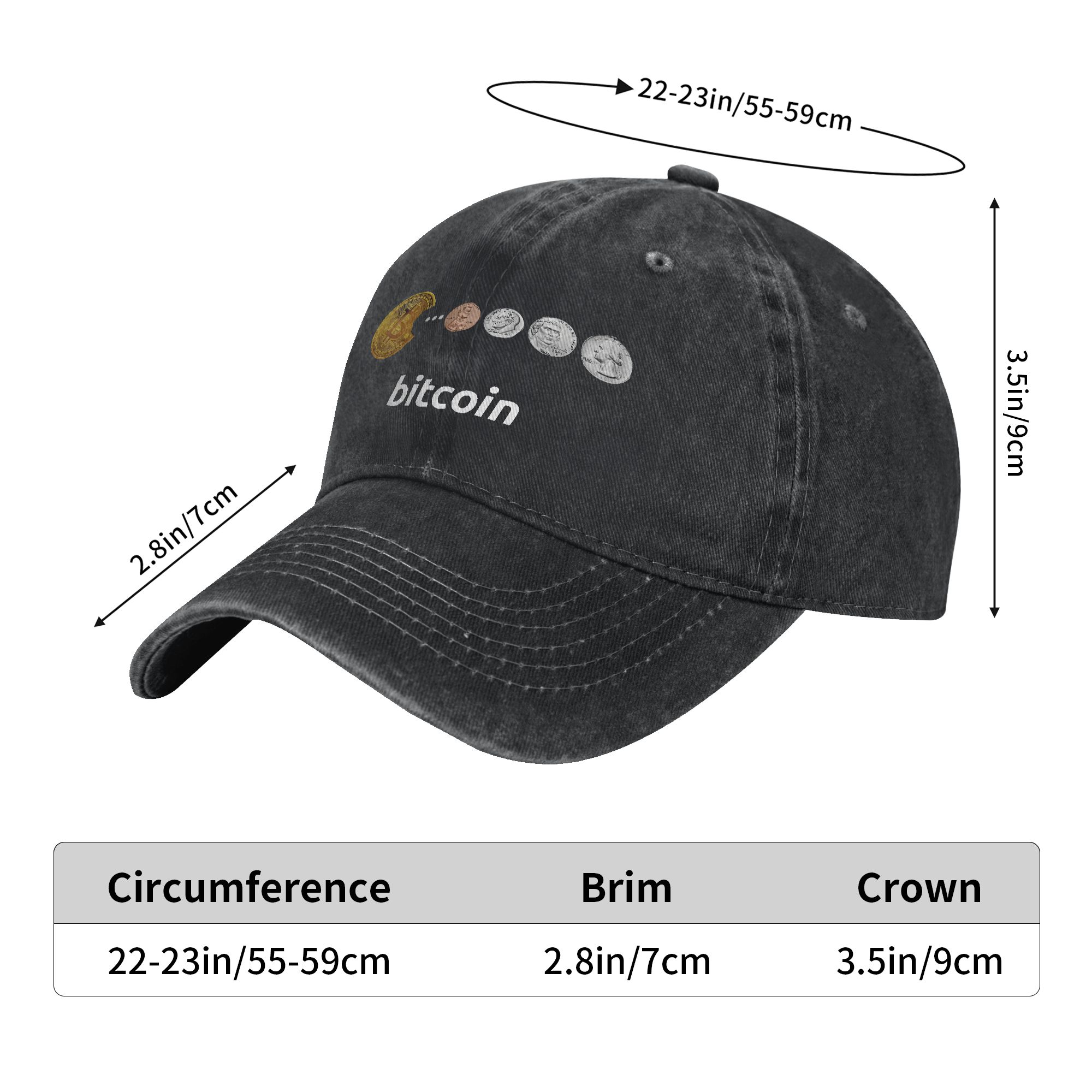 Bitcoin Sun Baseball Cap  y2k  - огляд і ціна Outdoor Sport Ideas
