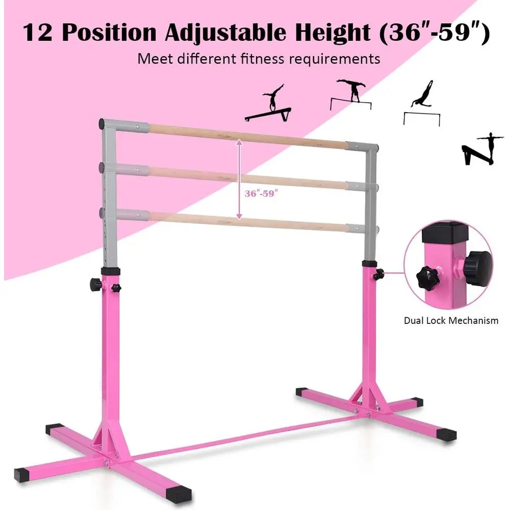 Adjustable Height Junior Gymna - огляд і ціна Gymnastic Bar Home