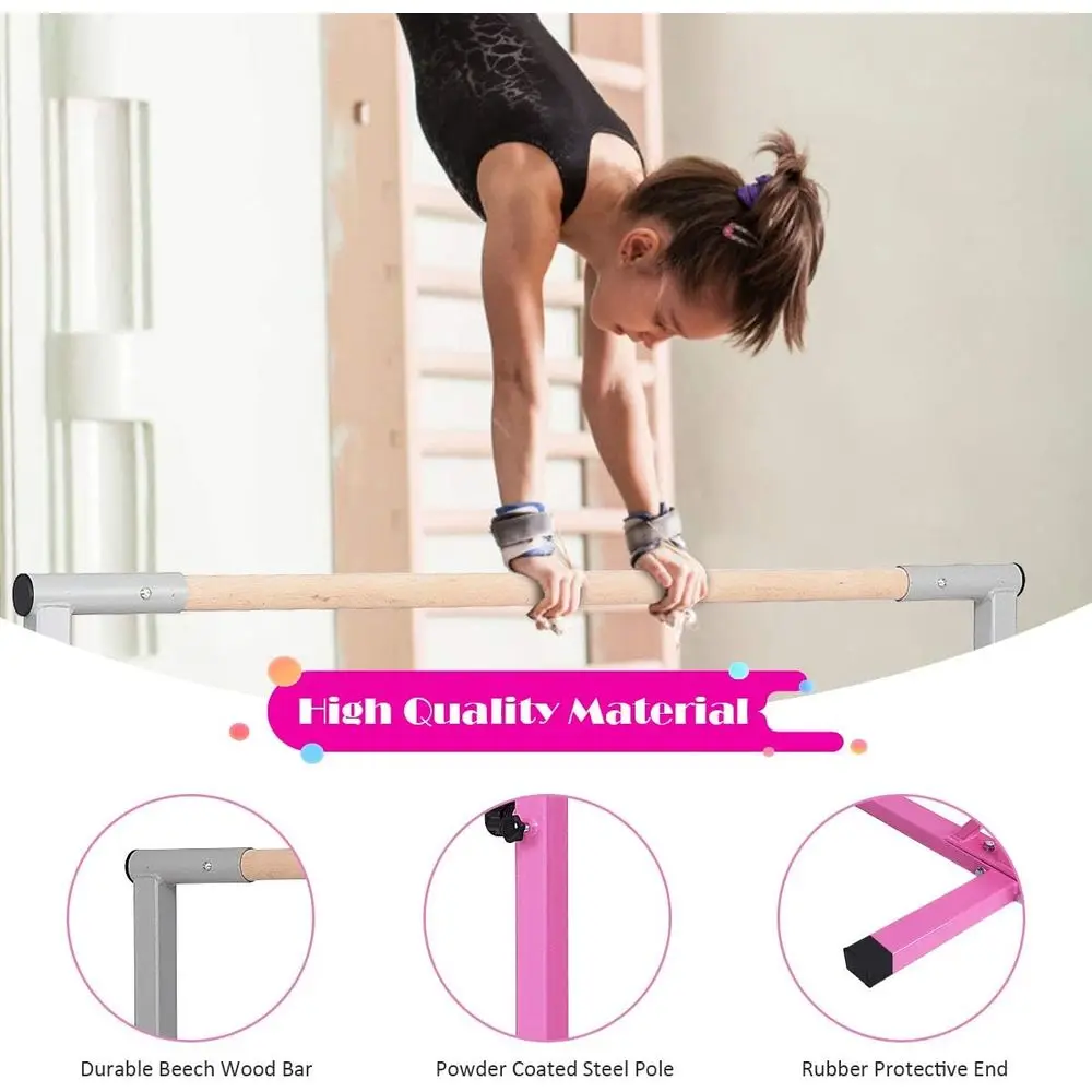 Adjustable Height Junior Gymna - огляд і ціна Gymnastic Bar Home