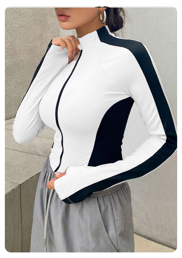 Yoga Clothes Stand Up Collar J - огляд і ціна Outdoor Sport Gym