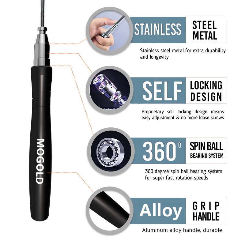 Crossfit Speed Jump Rope Exerc - огляд і ціна Speed Skipping Rope