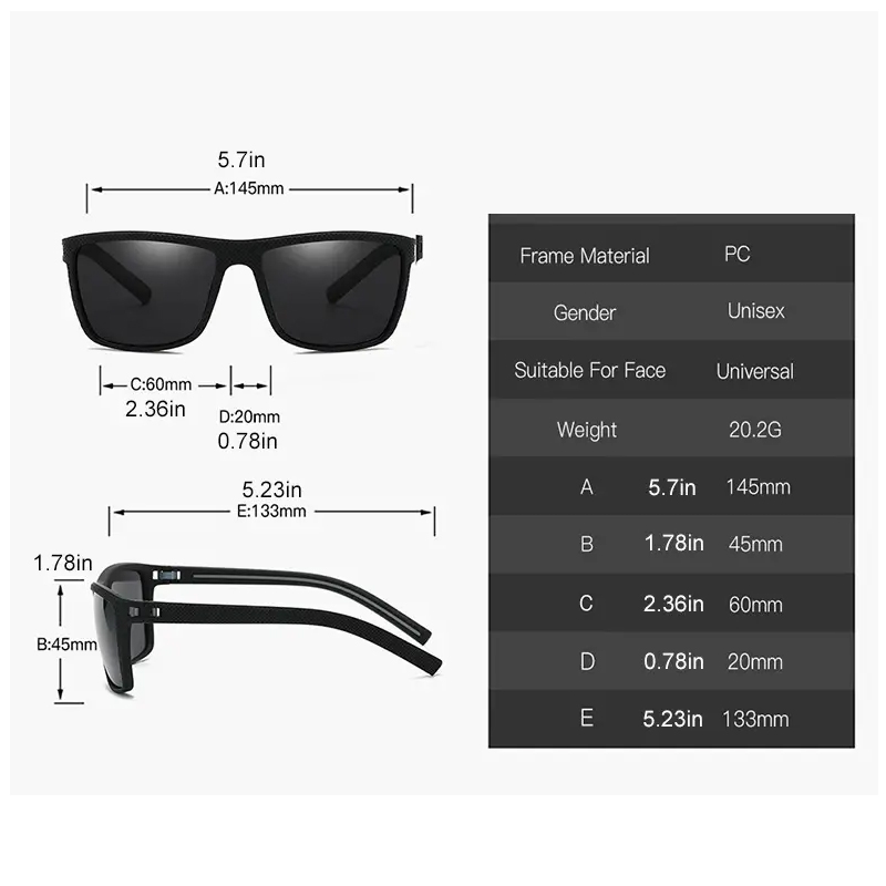 Square Outdoor Sport Sunglasse - огляд і ціна Outdoor Sport Glasses