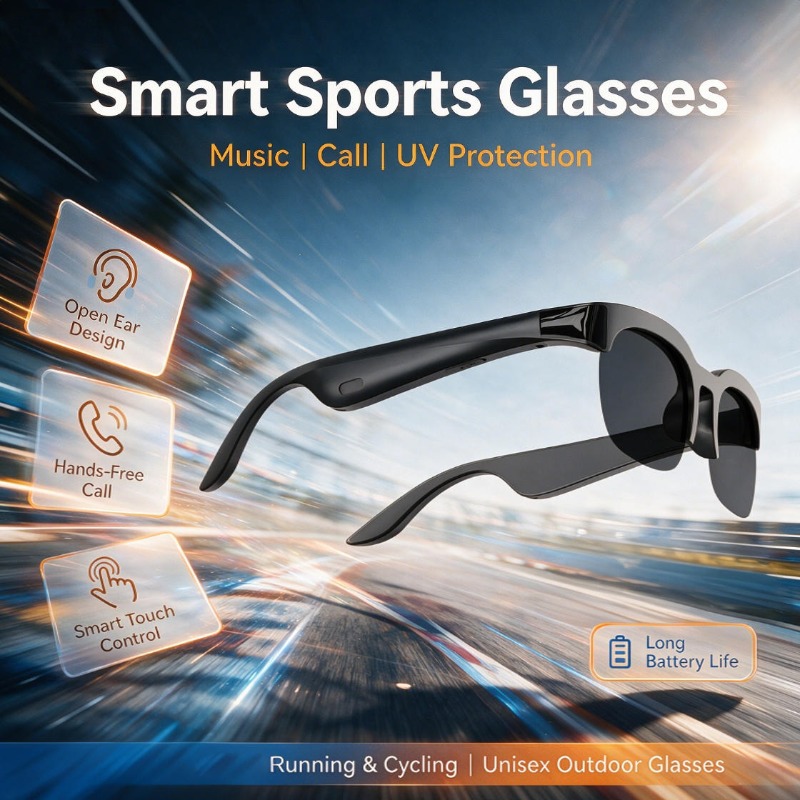 Bluetooth Open Ear Smart Glass - огляд і ціна Outdoor Sport Glasses