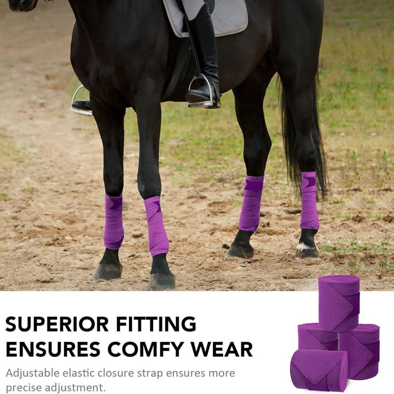 Horse Polo Leg Wraps Soft Flee - огляд і ціна Polo Wraps Fleece