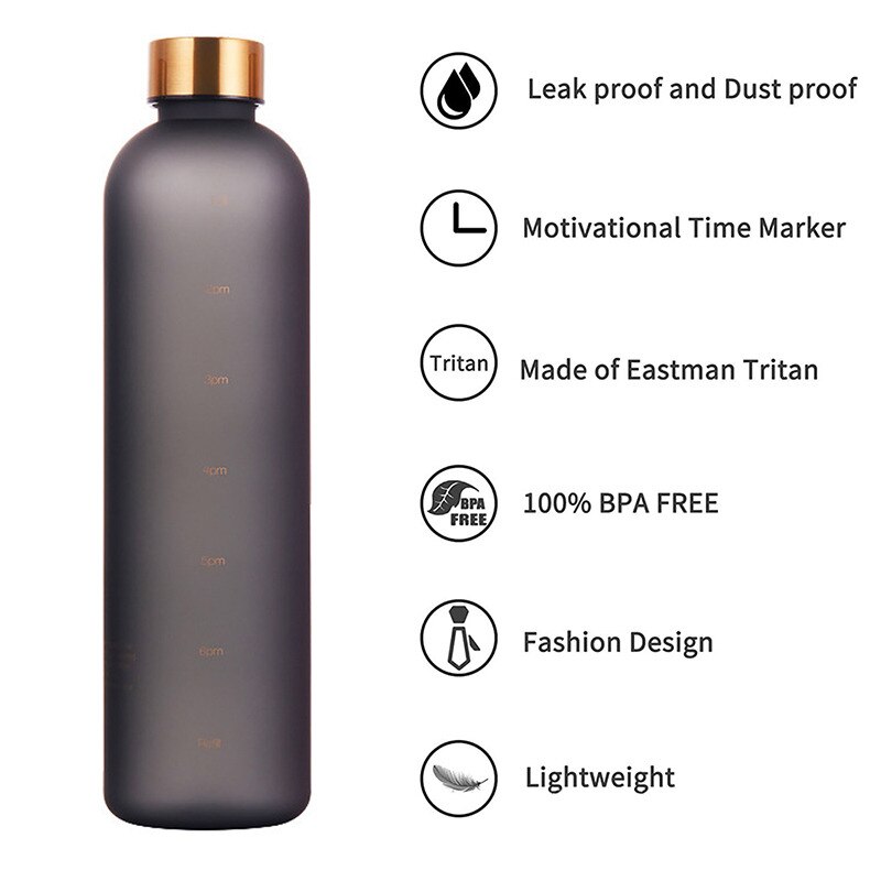 1000ml Bottle With Time Marker - огляд і ціна Outdoor Sport Field
