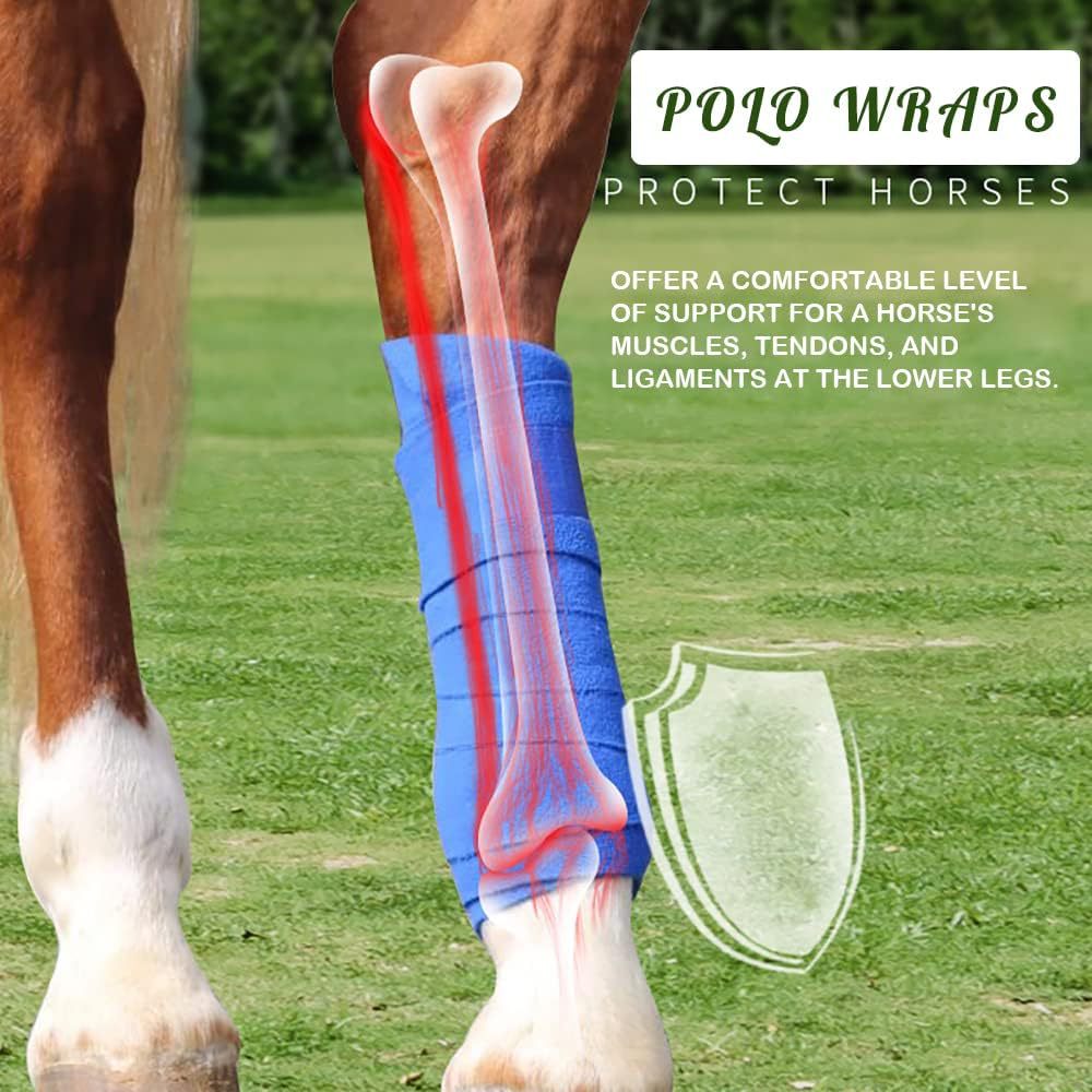 4 Pack Horse Polo Wraps Upgrad - огляд і ціна Polo Wraps Fleece