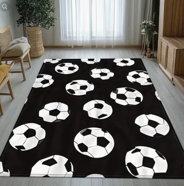 Black and White Football Ball  - огляд і ціна Outdoor Sport Flooring