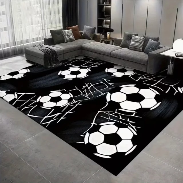 Black and White Football Ball  - огляд і ціна Outdoor Sport Flooring